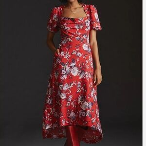Anthropologie (Maeve) Puff Sleeve Dress